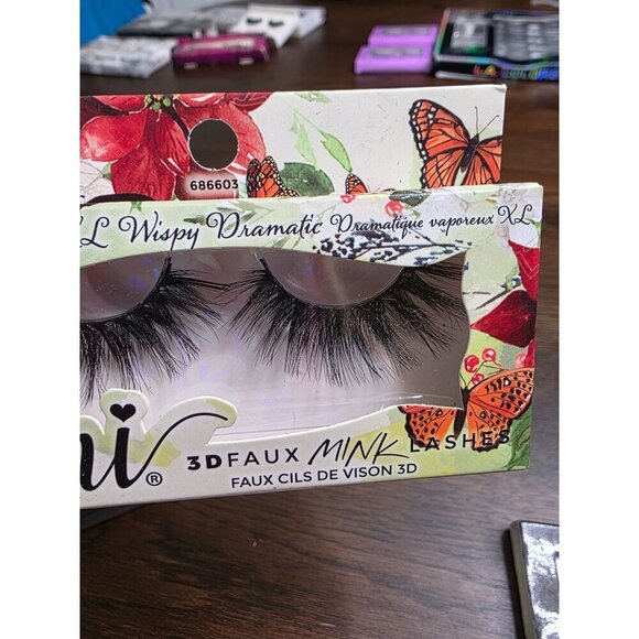 Bundle of 6 False Mink Women Eyelashes Black - Picture 16 of 16